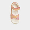Sandales en cuir Kickers Binsia rose fille