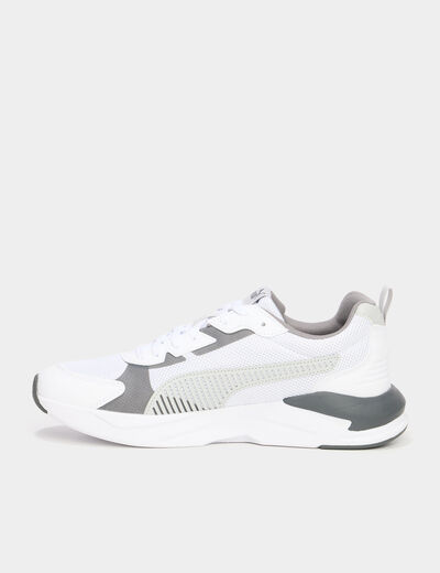Baskets running à lacets Puma gris homme