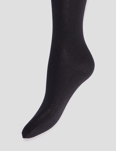 Collants opaques noir femme
