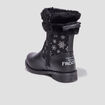 Bottes Reine des neiges noir fille