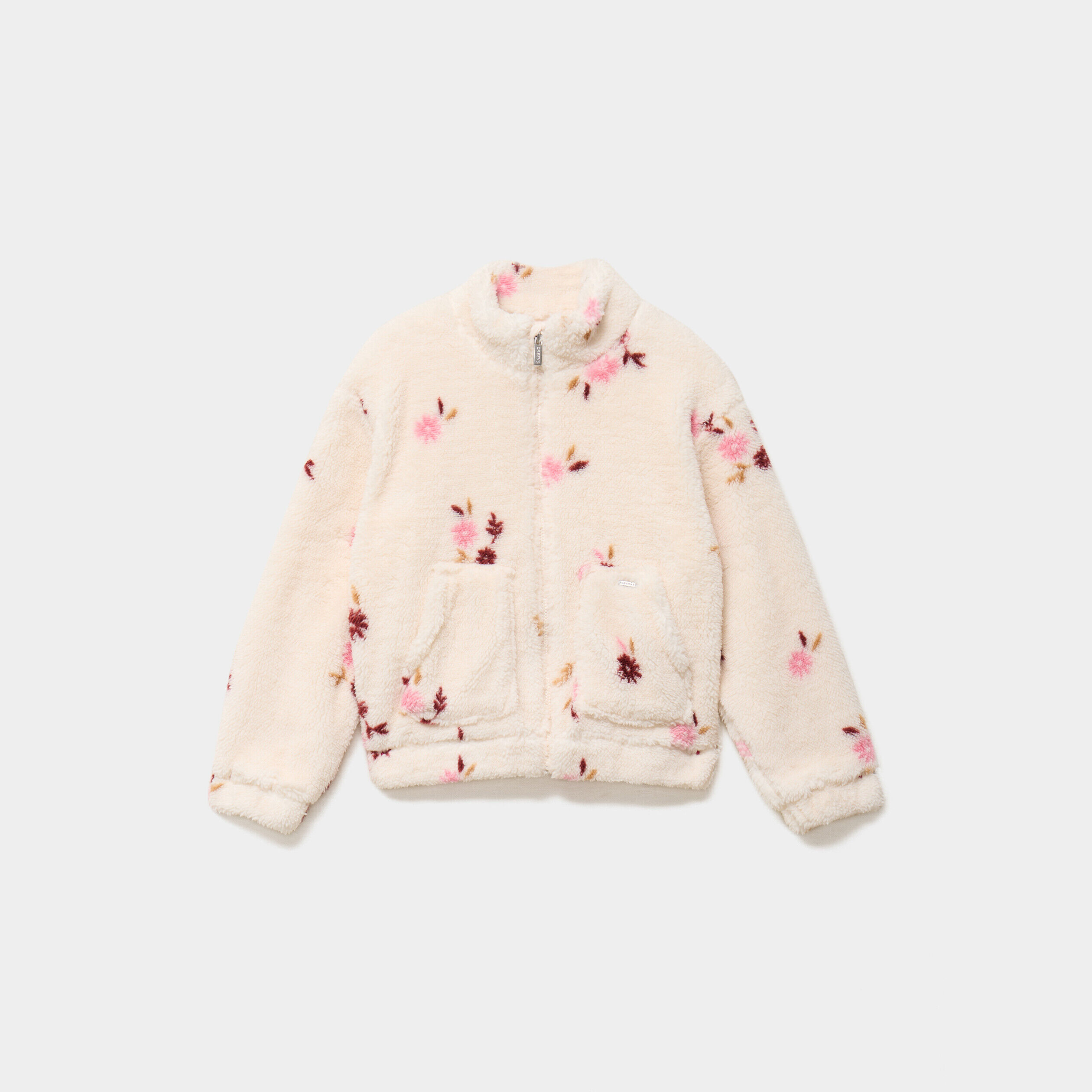 Gilet polaire zippé col montant beige fille CREEKS