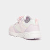 Baskets running à scratchs et paillettes rose fille