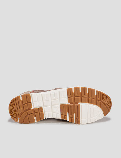 Baskets avec languette d'enfilage sable homme