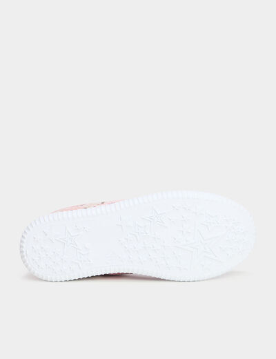Tennis basses en toile multicolore fille