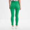 Pantalon skinny push up vert femme