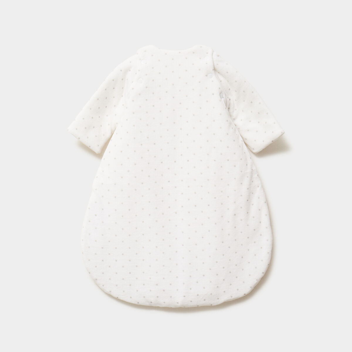 Gigoteuse effet velours zipp&eacute;e TOG 3 blanc b&eacute;b&eacute;