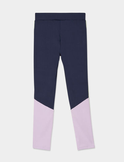 Legging stretch Stitch multicolore fille