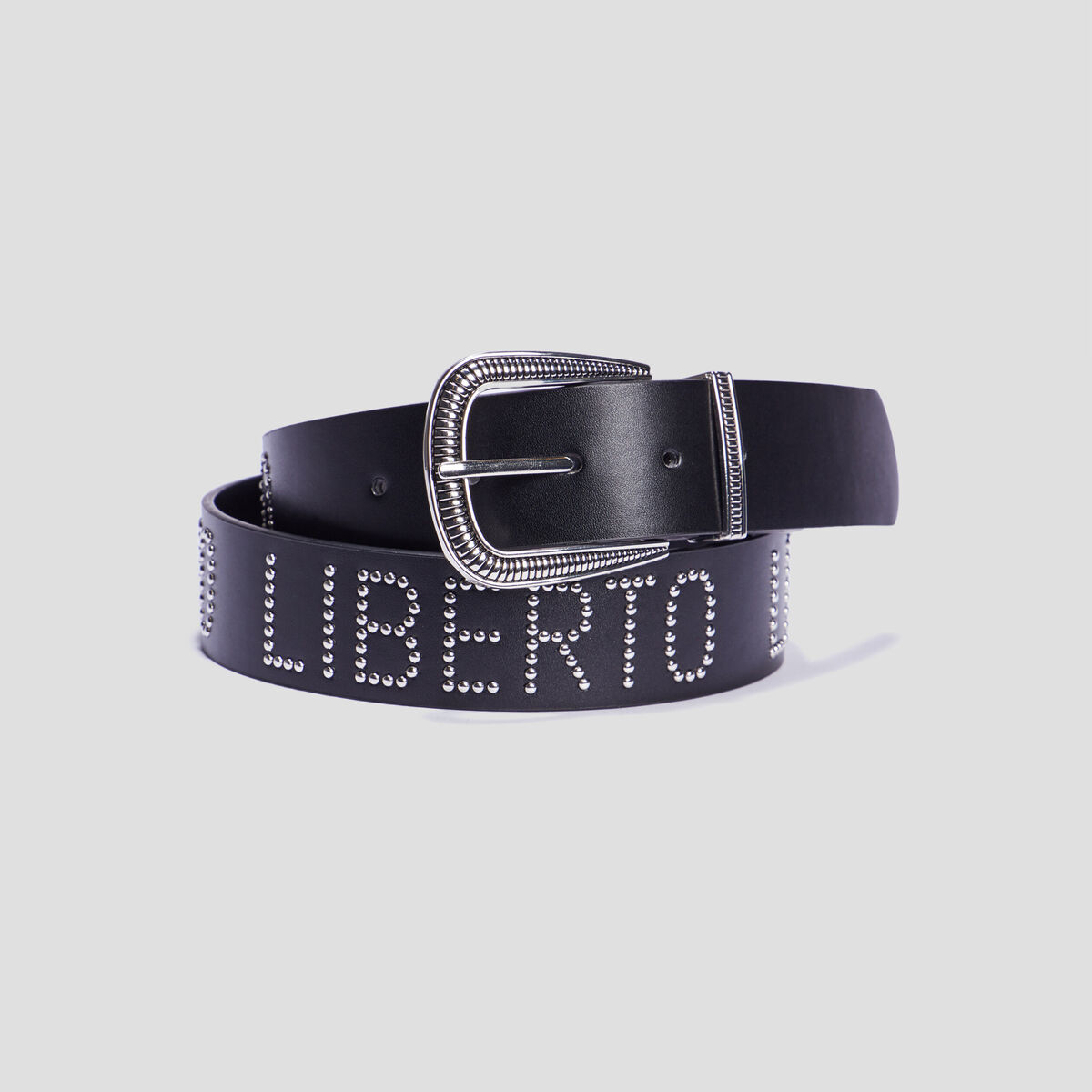 Ceinture cloutée Liberto noir femme