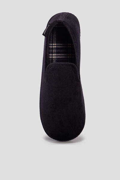 Chaussons charentaises Isotoner noir homme