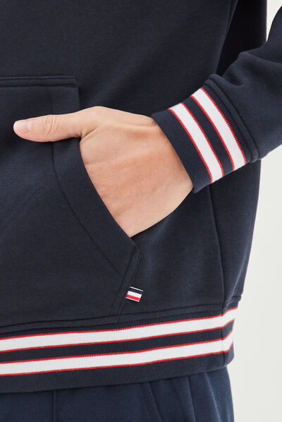 Sweat à capuche hoodie Creeks bleu marine homme