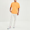 Jeans relaxed Creeks denim blanc homme
