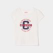 T-shirt manches courtes coton Creeks blanc fille