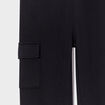 Pantalon de jogging cargo noir gar&ccedil;on