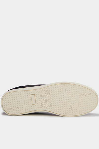 Baskets &agrave; lacets noir homme