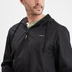 Veste à capuche zippée Trappeur noir homme