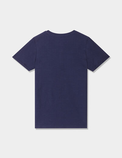 T-shirt manches courtes bleu marine garçon