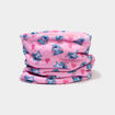 Tour de cou fourr&eacute; Stitch rose fille