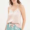 Ensemble pyjama 2 pièces bleu femme