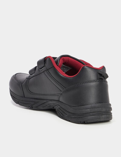 Runnings &agrave; scratchs confort noir homme