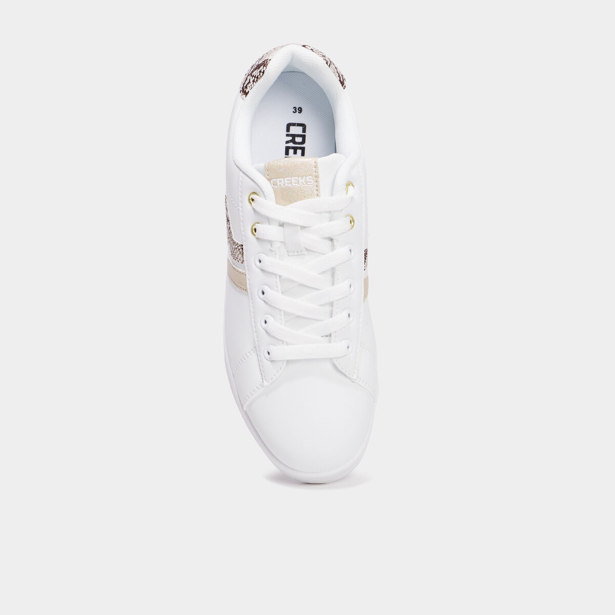 Tennis basses à lacets Creeks sable femme