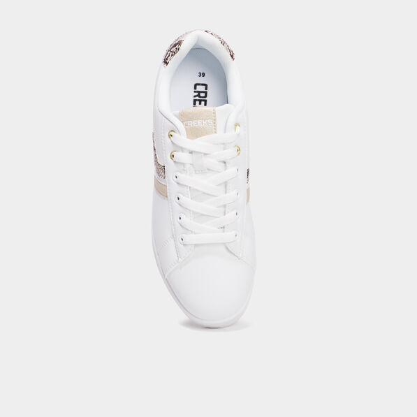 Tennis basses à lacets Creeks sable femme
