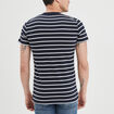 T-shirt col rond manches courtes Creeks ecru homme