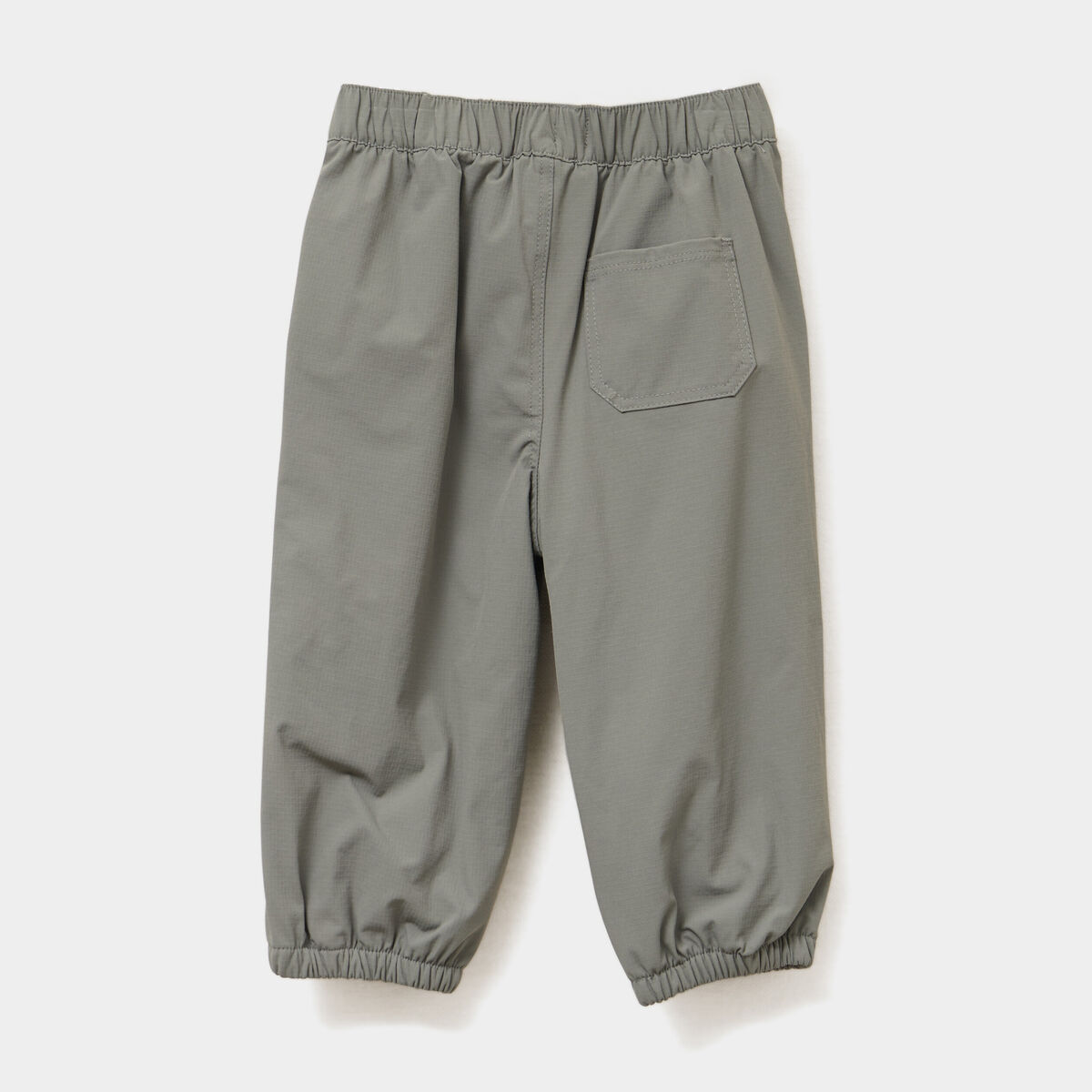 Pantalon droit doublé taille élastiquée vert kaki bébé garçon