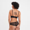 Soutien-gorge triangle paddé noir femme