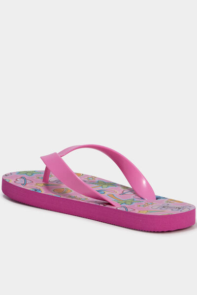 Tongs Stitch rose fille