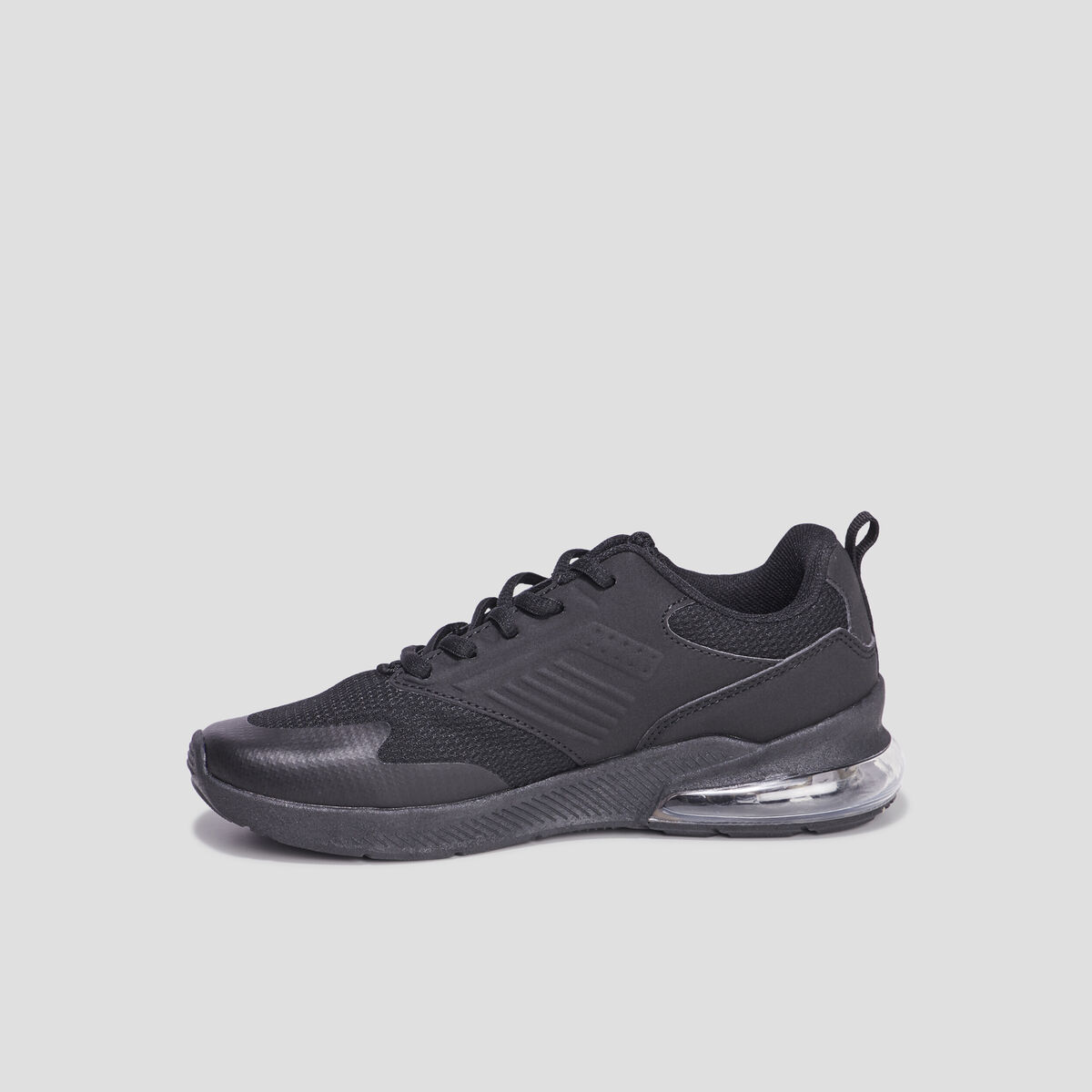 Baskets running à lacets Kappa Myagi noir garçon
