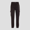 Pantalon cargo avec chaîne noir femme