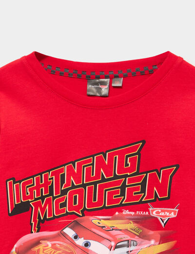 T-shirt manches longues coton Cars rouge gar&ccedil;on
