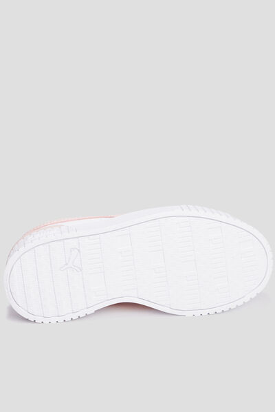 Tennis basses à lacets Puma Carina 2.0 blanc fille