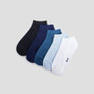 Lot de 5 paires de socquettes bleu femme