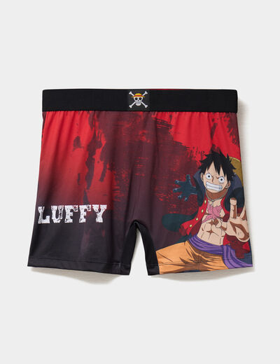 Boxer One Piece Luffy rouge homme