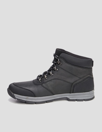 Boots à lacets noir homme