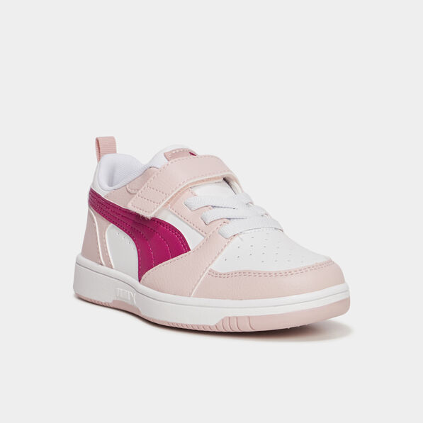 tennis basses a lacets puma v6 rose fushia fille Tennis basses à lacets Puma V6 rose fushia fille