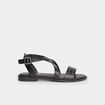 Sandales brides avec clous Liberto noir femme