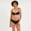 Haut de maillot de bain push up armatur&eacute; noir femme