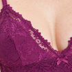 Soutien-gorge triangle paddé rouge femme