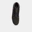 Bottines montantes semelles crant&eacute;es noir homme