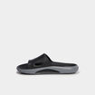 Mules compens&eacute;es avec bride large noir homme