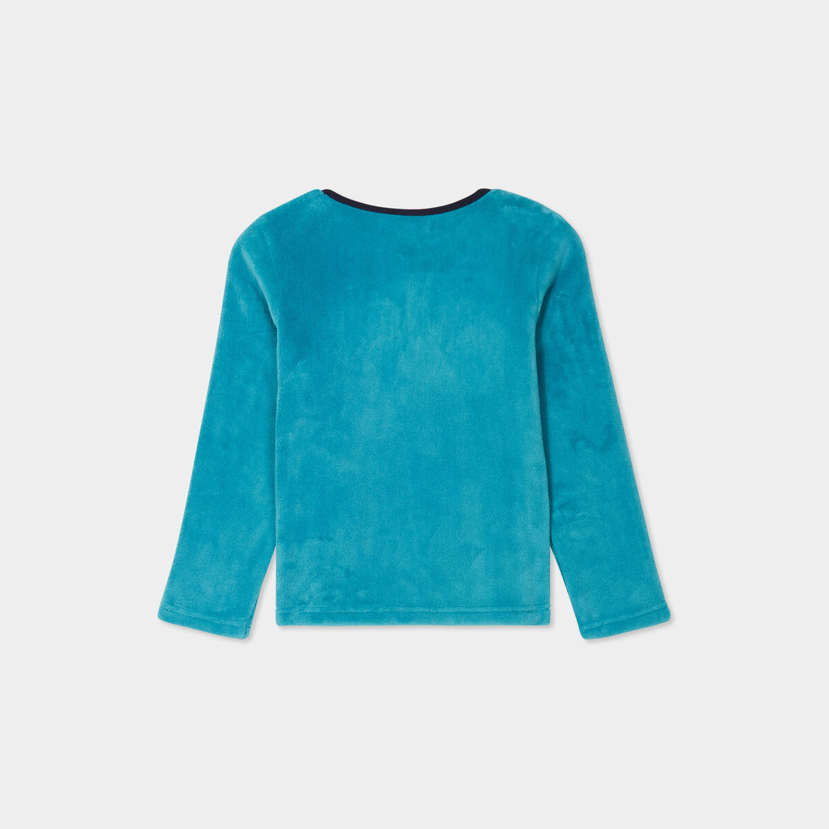 Ensemble pyjama en velour 2 pi&egrave;ces bleu gar&ccedil;on