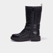 Bottes avec boucles coeur noir fille