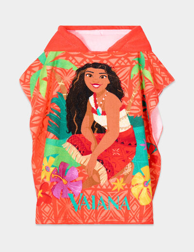 Cape de bain Vaiana orange clair fille