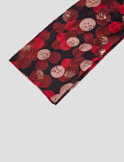 Foulard rouge femme