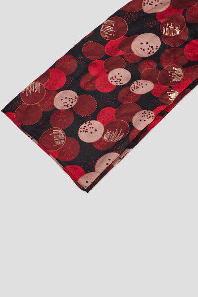 Foulard rouge femme