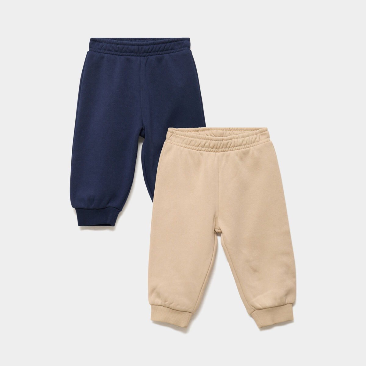 Lot 2 pantalons de jogging bas resserr&eacute; bleu marine b&eacute;b&eacute; gar&ccedil;on