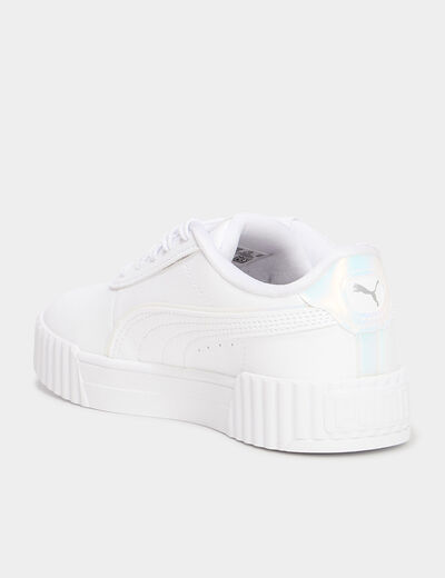 Tennis basses à lacets Puma mauve fille