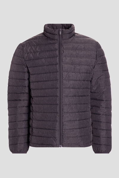 Doudoune droite Creeks gris homme